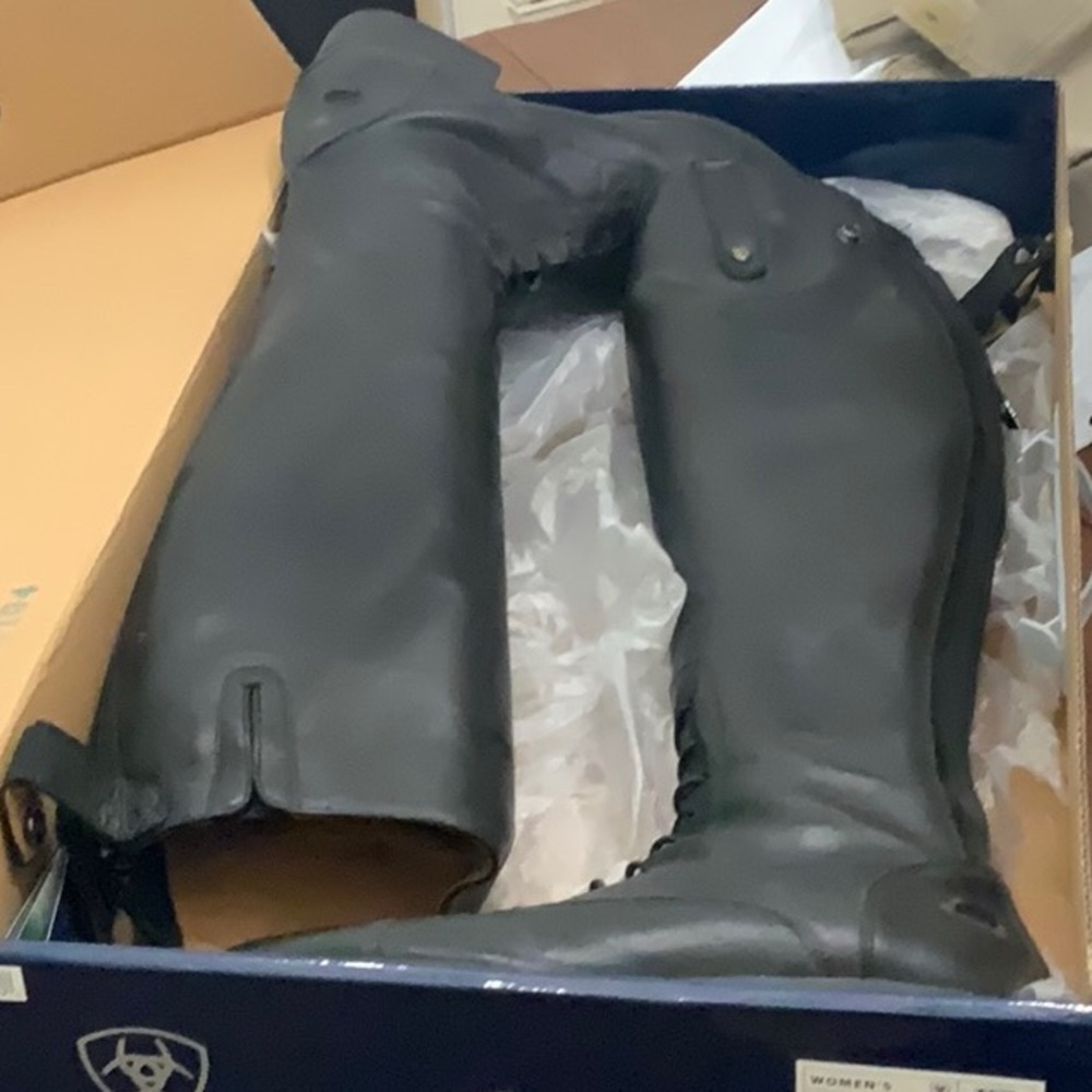 Equestrian- Ariat Contour II Field Zip - womens 11 tall/reg calf - Picture 2 of 2